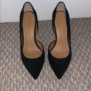 Marc by Marc Jacobs Black Suede D’Orsay Pumps 37
